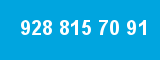 928 815 70 91 928 815 70 91